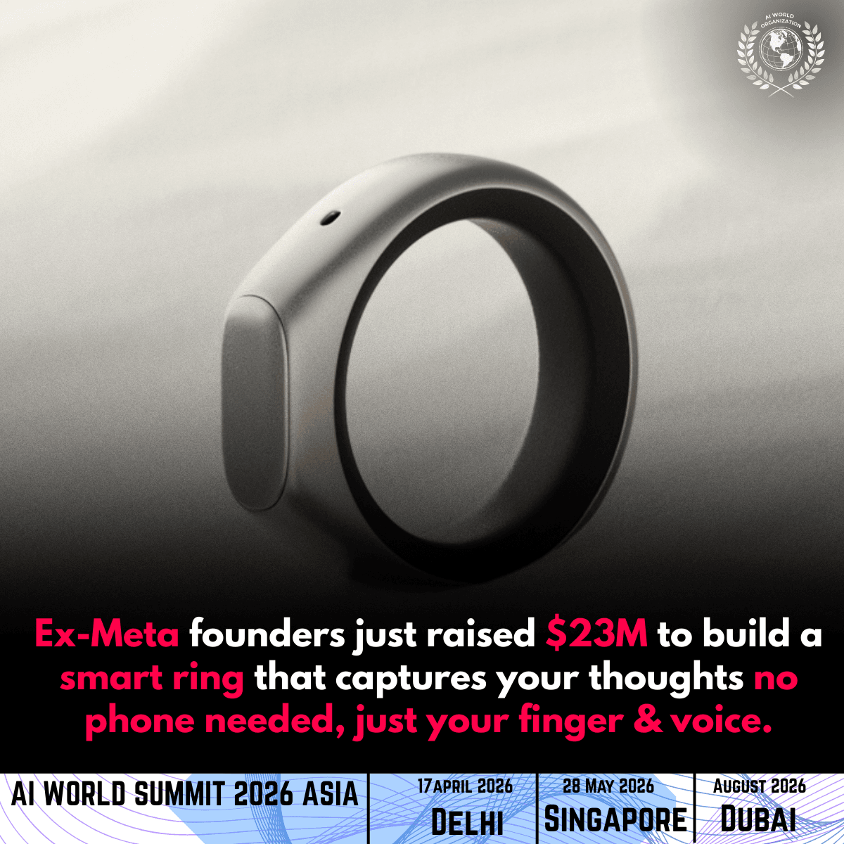 Sandbar Raises $23M to Build AI Note-Taking Ring