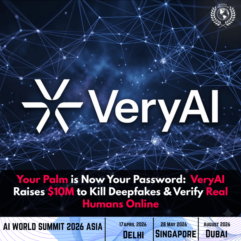 VeryAI Raises $10M for Palm Identity Verification