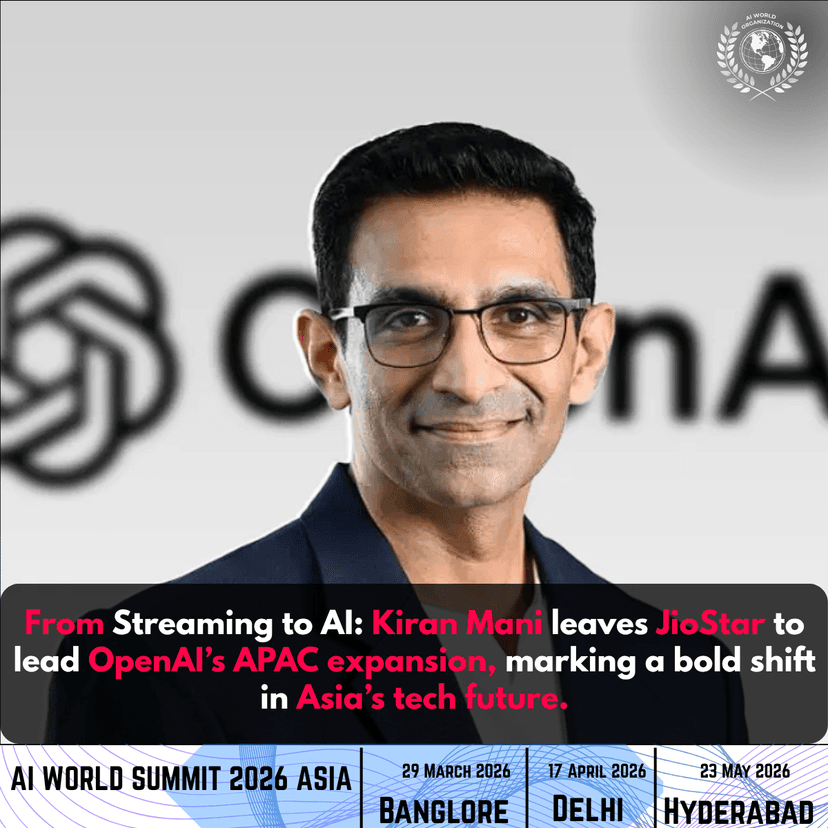 OpenAI Appoints Kiran Mani to Lead APAC Operations
