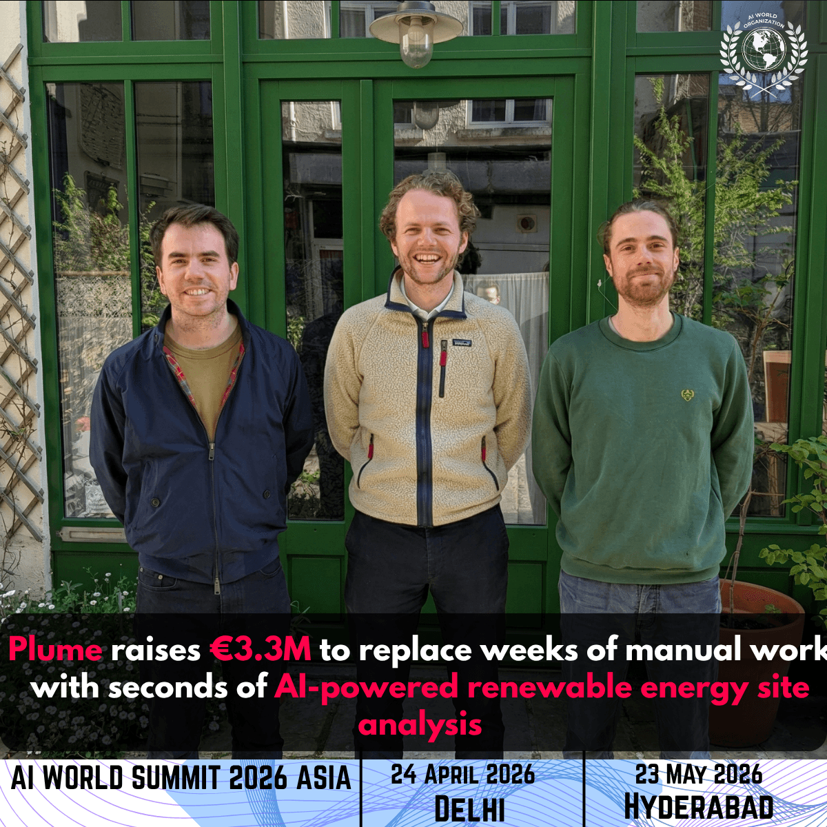 Plume Raises €3.3M for Geospatial AI in Renewables