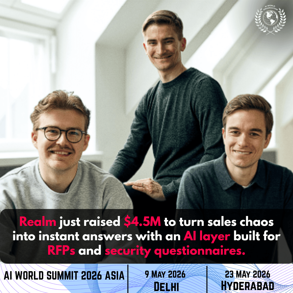 Realm Raises $4.5M to Power AI Sales Teams