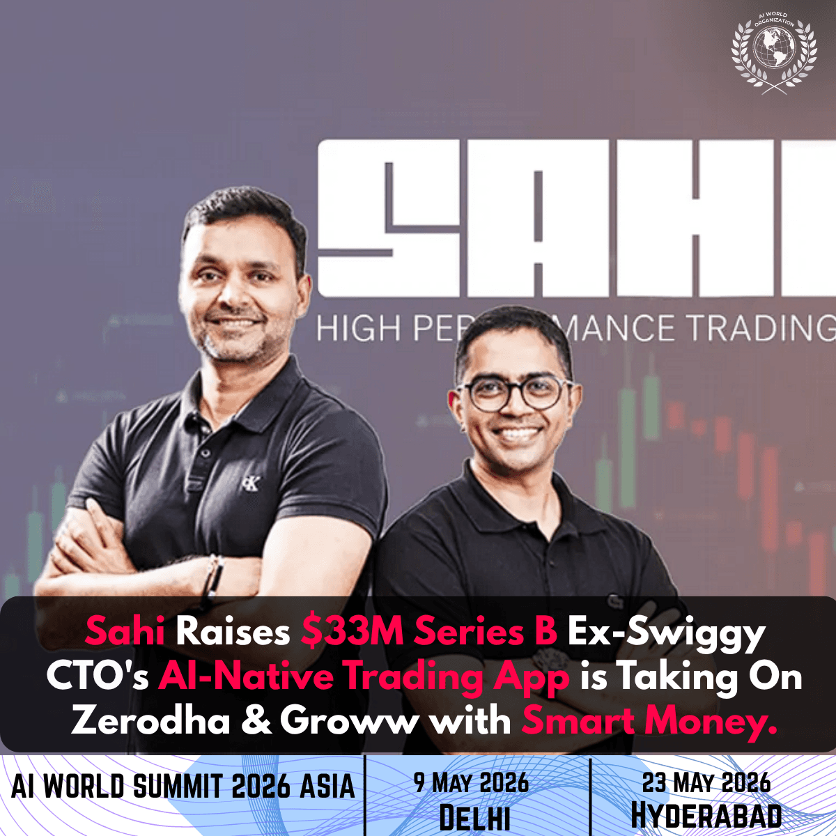 Sahi Raises $33M Series B for AI Stock Trading