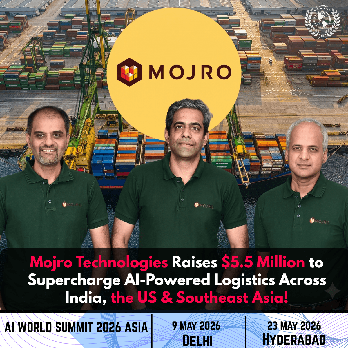 Mojro Raises $5.5M to Power AI Logistics Growth