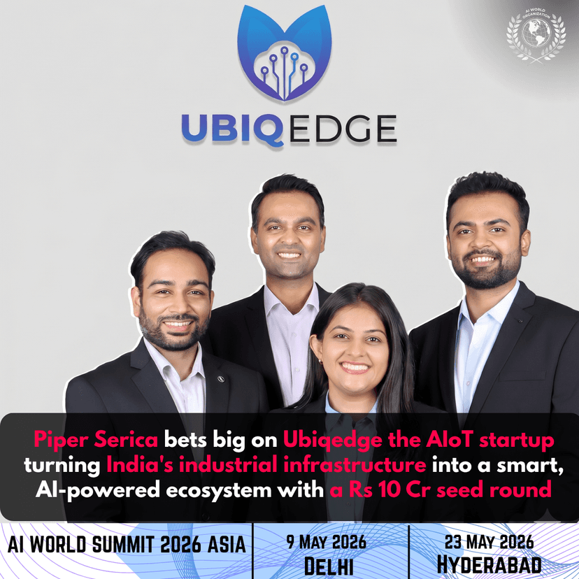 Piper Serica Funds AIoT Startup Ubiqedge Rs 10 Cr