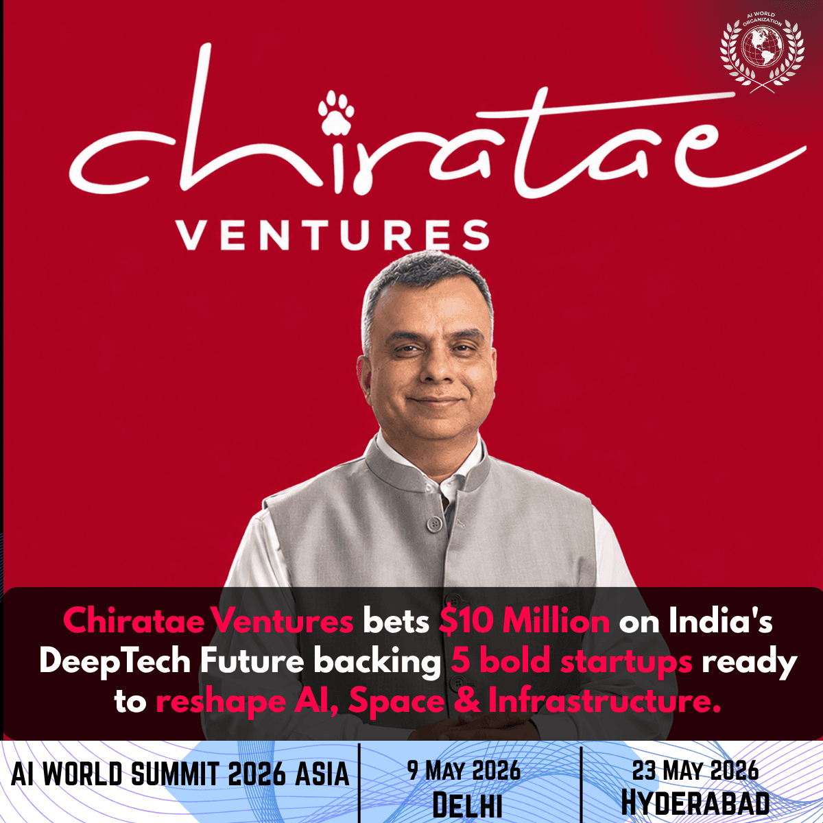 Chiratae Backs 5 DeepTech Startups With $10Mn