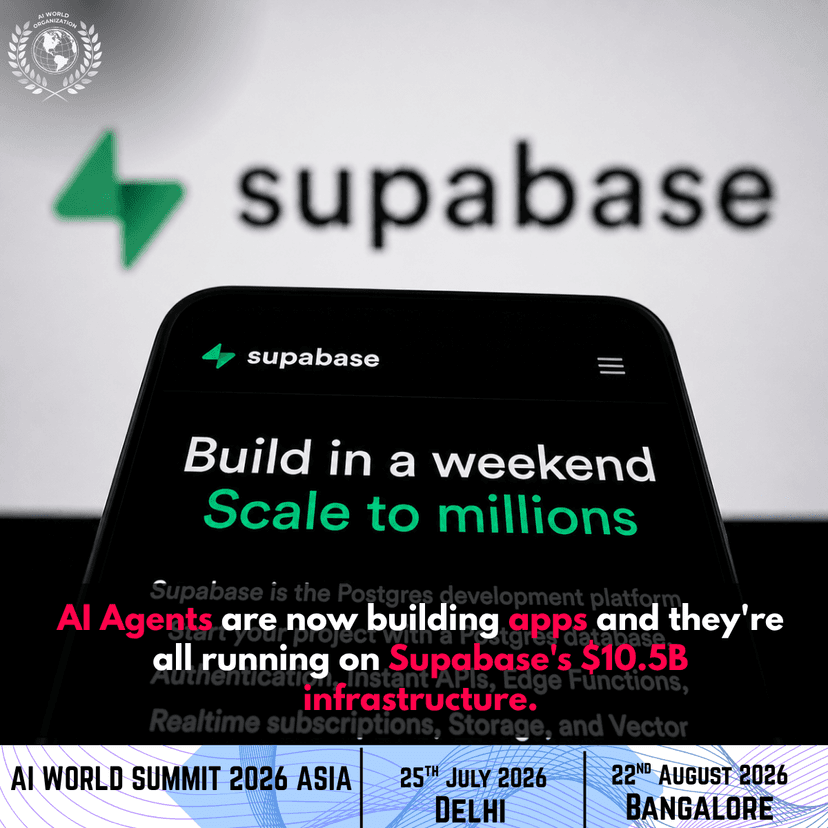 Supabase Raises $500M at $10.5B - AI Agents Lead