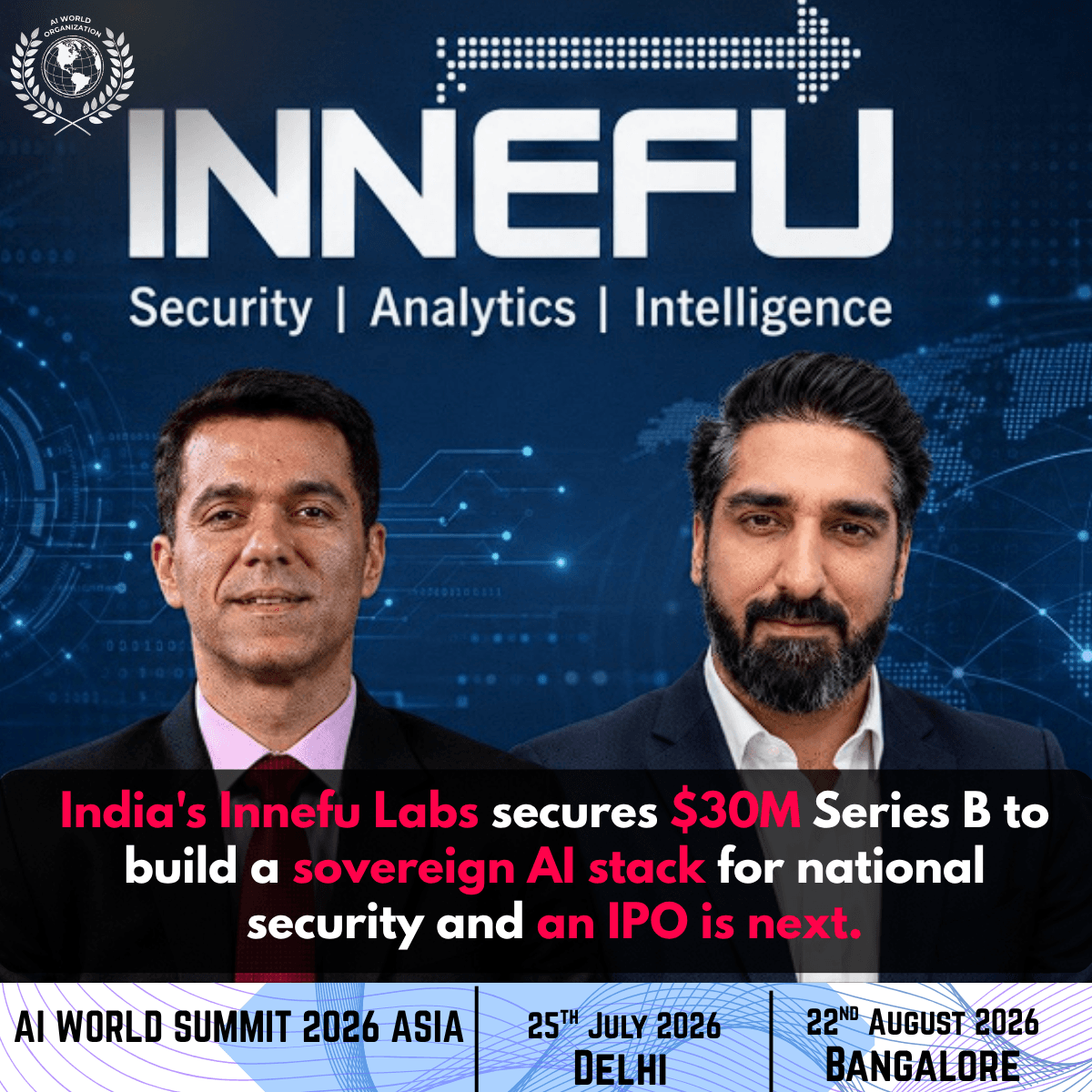 Innefu Labs Raises $30M Series B for Sovereign AI