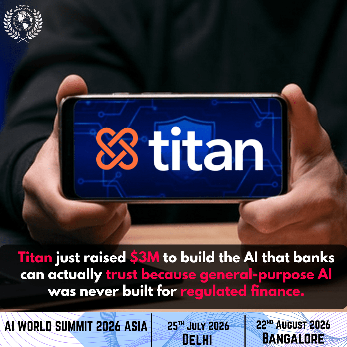 Titan Raises $3M for Banking-Native AI Platform