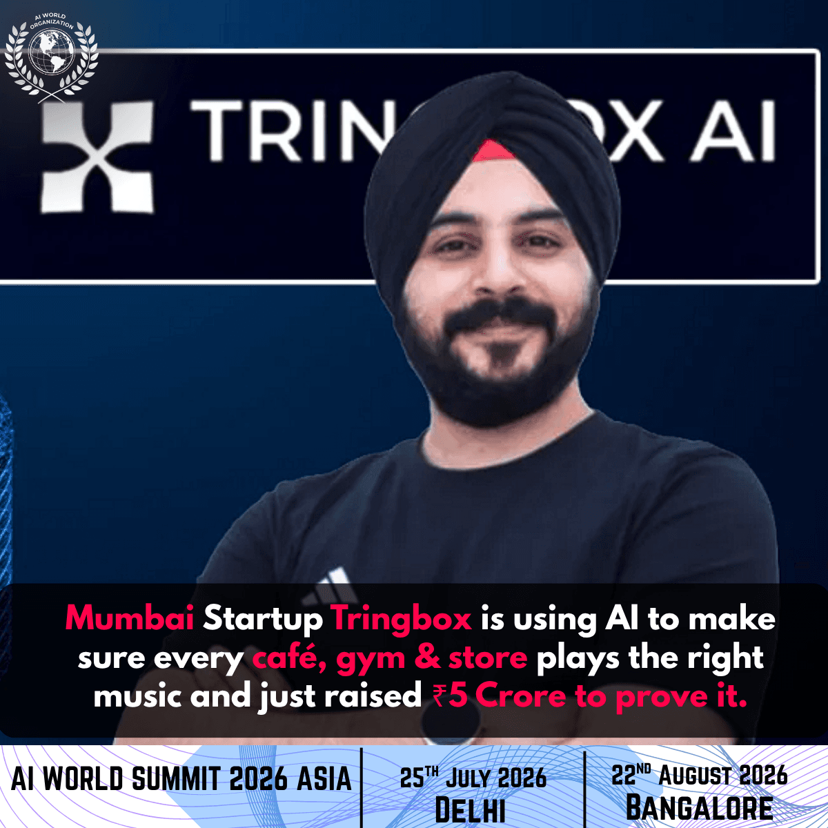 Tringbox Raises ₹5 Cr to Power AI In-Store Music
