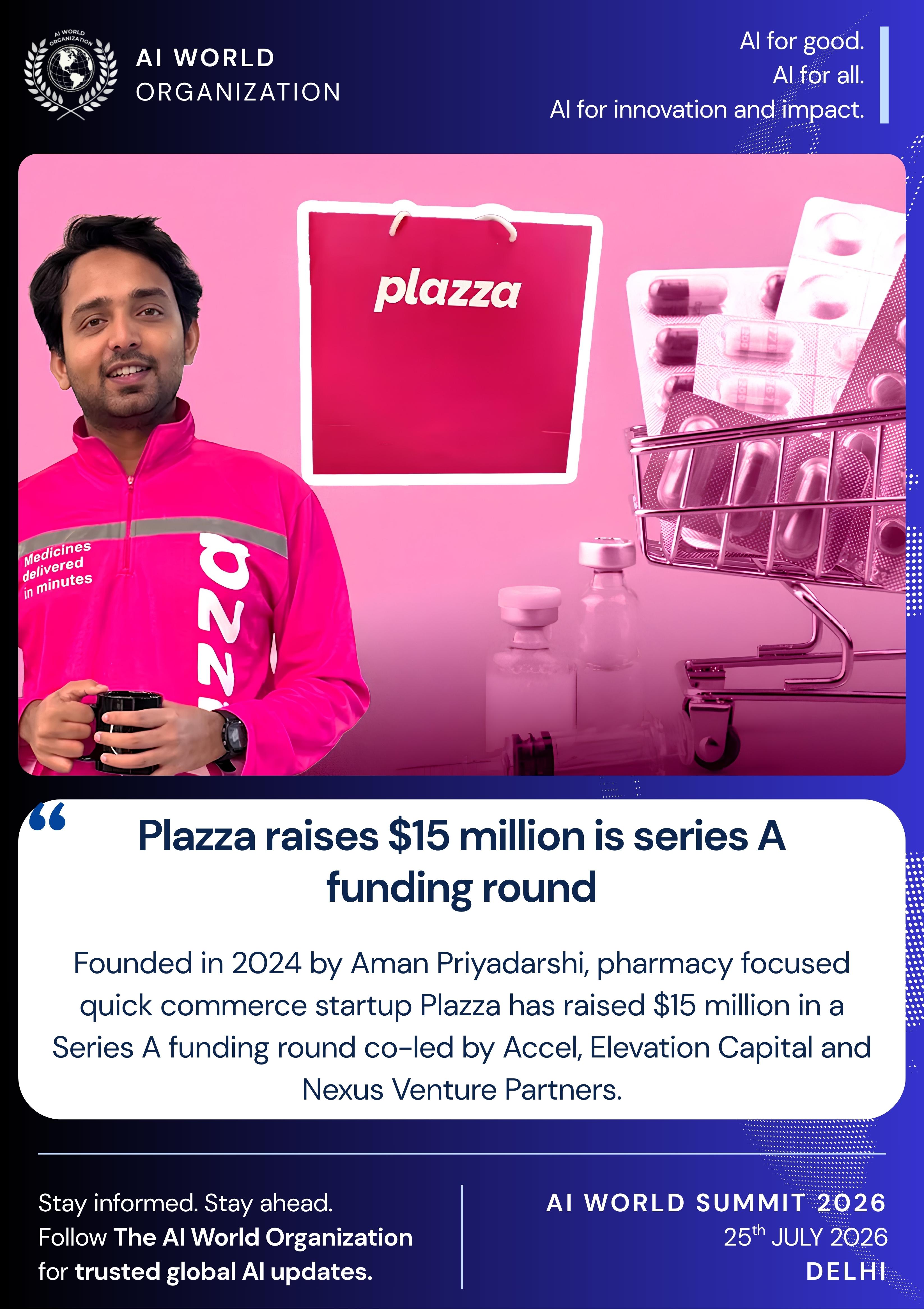Plazza Raises $15 Million: How AI-Powered Medicine Delivery Is Redefining Quick Commerce