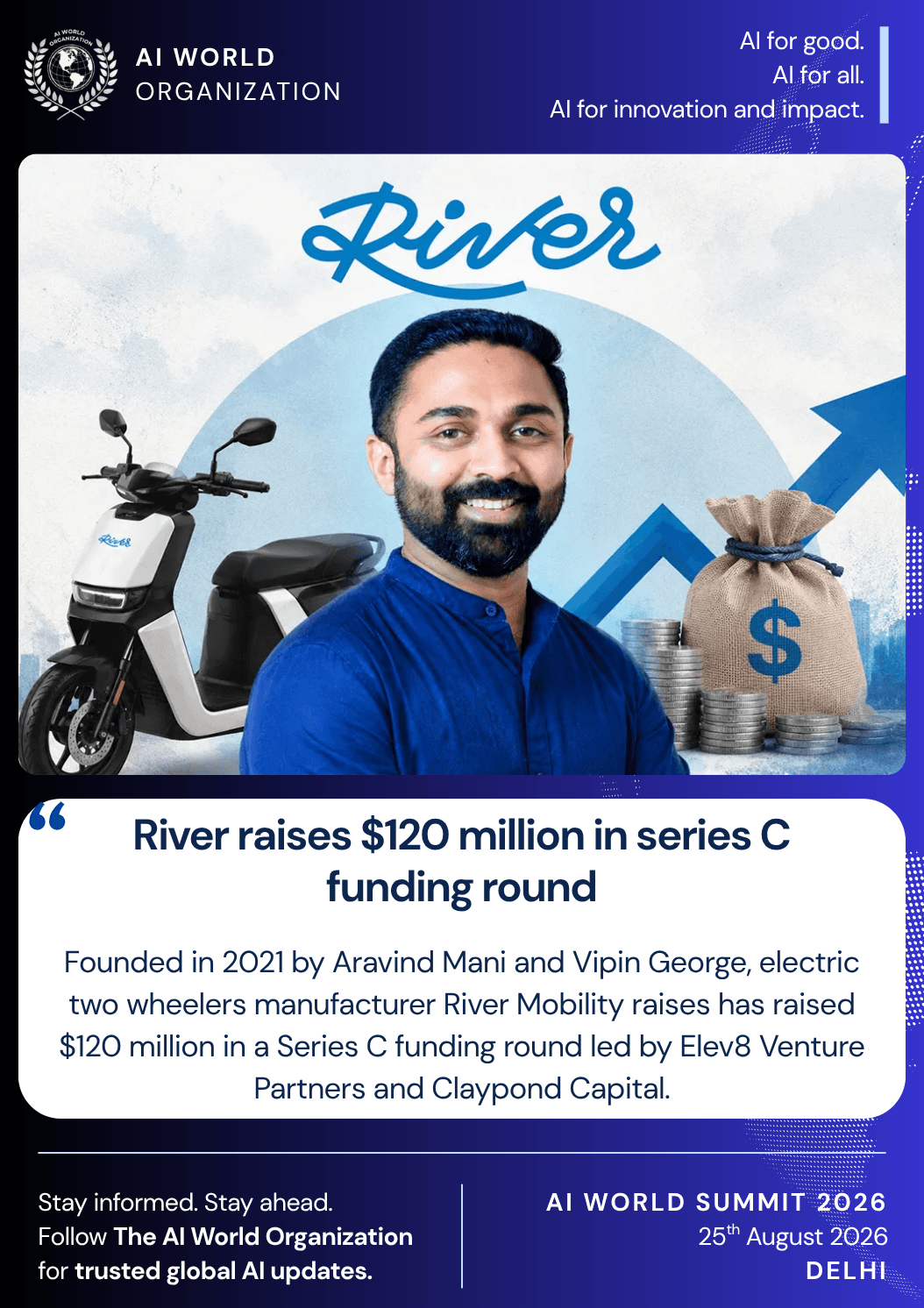 River Mobility Raises $120 Million in Series C: What This Means for India’s EV Two-Wheeler Market