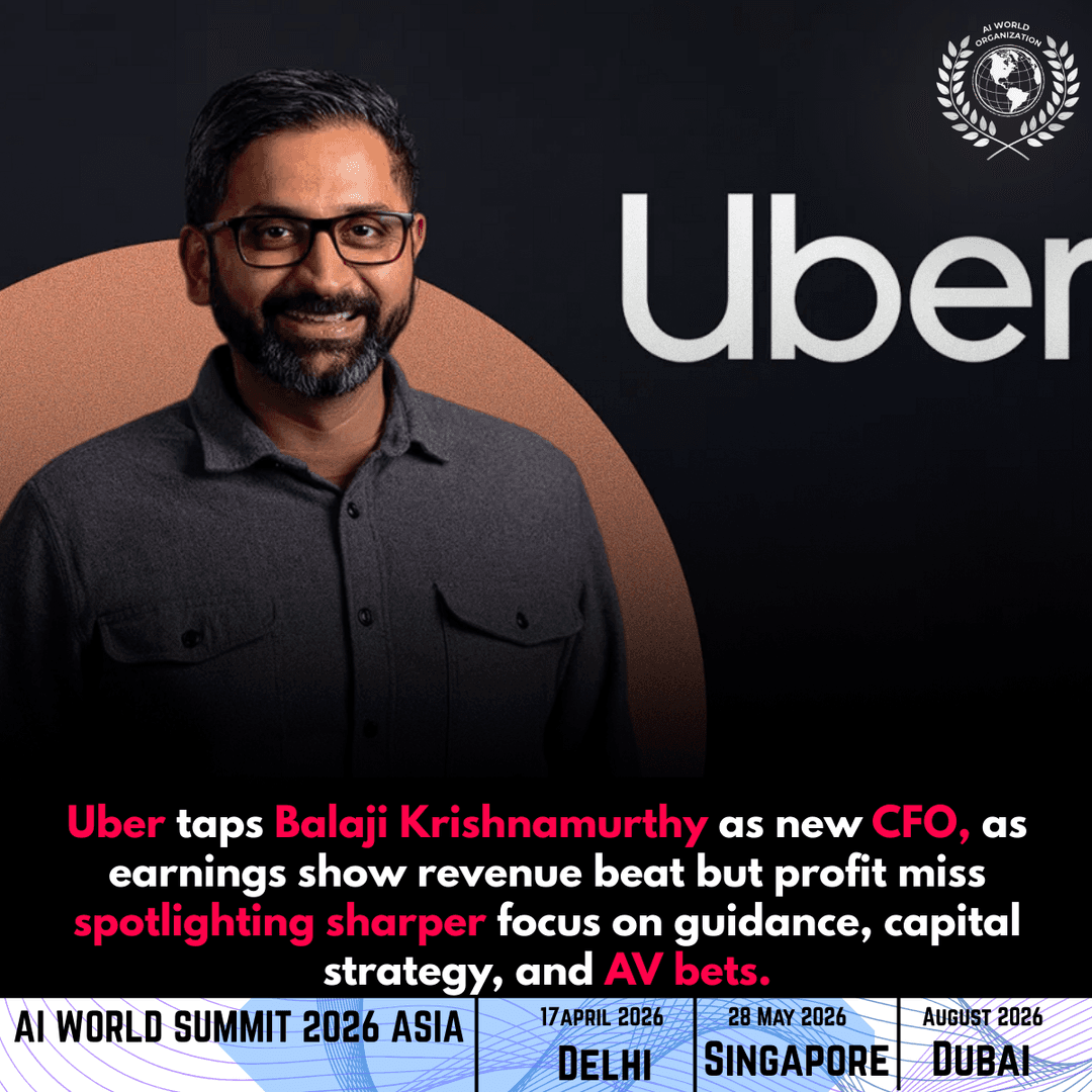 Uber Cfo Uber names Balaji Krishnamurthy as new CFO